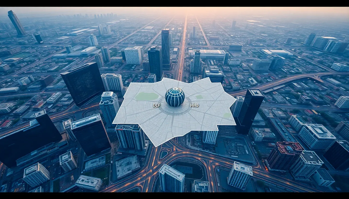 A map showing the location of DLF Cyber Hub in Gurgaon.