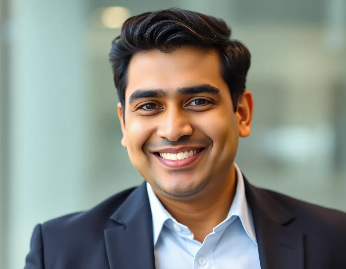 Headshot of Rohan Mehra, a man in a business suit smiling confidently.